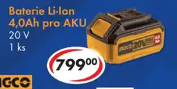 CBA Baterie Li-Ion 4,0Ah pro AKU 20 V nabídka