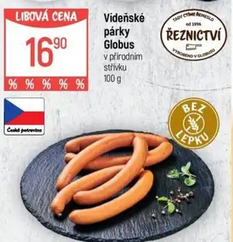 Globus Vídeňské párky Globus nabídka