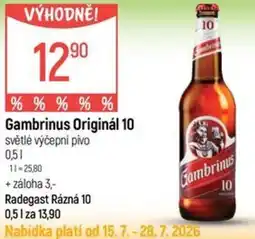 Globus Gambrinus Originál 10 nabídka