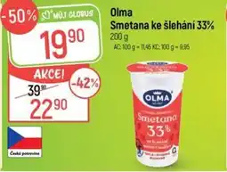 Globus Olma Smetana ke šlehání 33% nabídka
