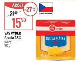 Globus VÁŠ VÝBĚR Gouda 48% nabídka
