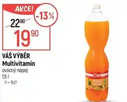 Globus VÁŠ VÝBĚR Multivitamin ovocný nápoj nabídka