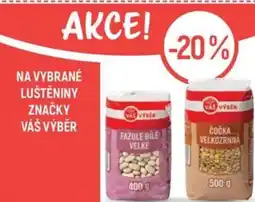 Globus Na vybrané luštěniny značky váš výběr nabídka