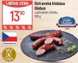 Globus Ostravská klobása Globus nabídka