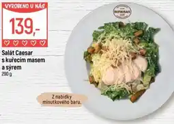 Globus Salát Caesar skuřecím masem a sýrem nabídka