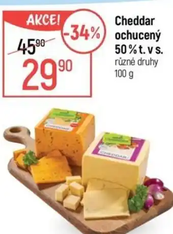 Globus Cheddar ochucený 50% t.v s. nabídka