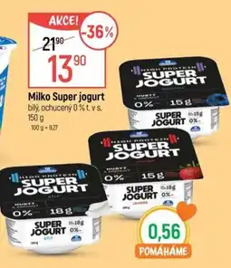 Globus Milko Super jogurt nabídka