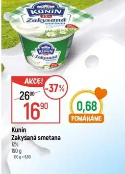 Globus Kunín Zakysaná smetana nabídka