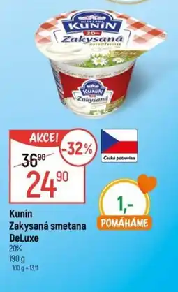 Globus Kunín Zakysaná smetana DeLuxe nabídka
