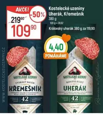 Globus Kostelecké uzeniny Uherák, Křemešník nabídka