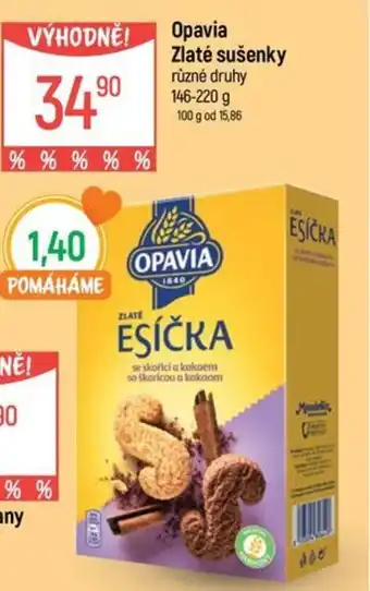 Globus Opavia Zlaté sušenky nabídka