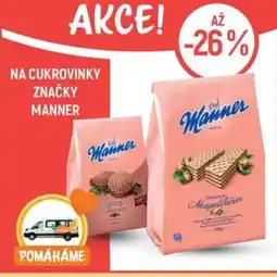 Globus Na cukrovinky značky Manner nabídka