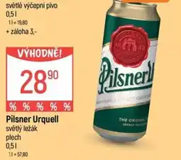 Globus Pilsner Urquell nabídka