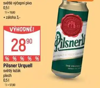 Globus Pilsner Urquell nabídka