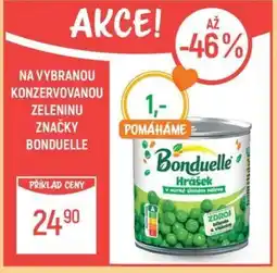 Globus Na vybranou konzervovanou zeleninu značky Bonduelle nabídka