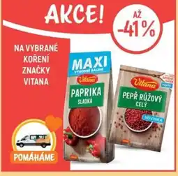 Globus Na vybrané koření značky Vitana nabídka