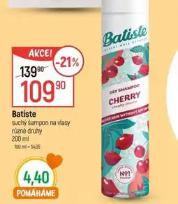 Globus Batiste suchý šampon na vlasy nabídka