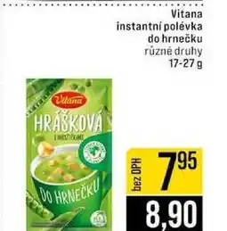 Jip Vitana instantní polévka do hrnečku různé druhy nabídka