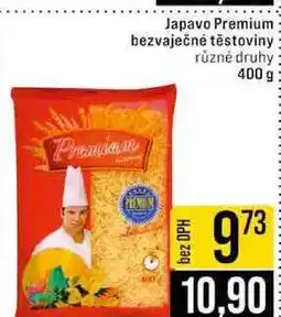 Jip Japavo Premium bezvaječné těstoviny různé druhy nabídka