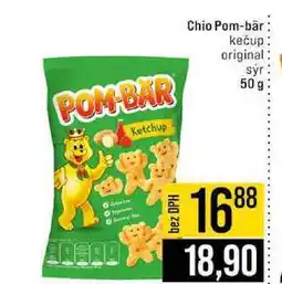 Jip Chio Pom-bär kečup original sýr nabídka