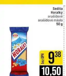 Jip Sedita Horalky arašidovė arašidové máslo nabídka