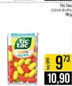 Jip Tic Tac různé druhy nabídka