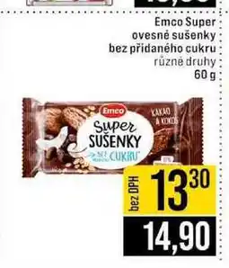 Jip Emco Super ovesné sušenky bez přidaného cukru různé druhy nabídka