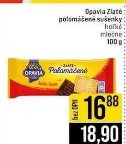 Jip Opavia Zlaté polomȧčené sušenky hořké mléčné nabídka
