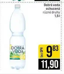 Jip Dobrá voda ochucená různé druhy nabídka