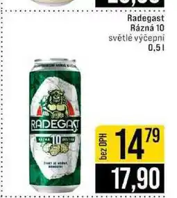 Jip Radegast Rázná 10 světlé výčepní nabídka