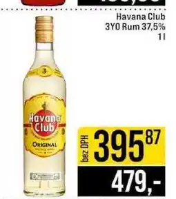Jip Havana Club 3YO Rum 37,5% nabídka