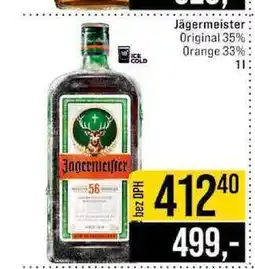 Jip Jägermeister Original 35% Orange 33% nabídka