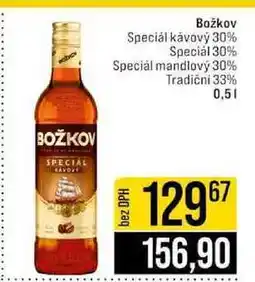 Jip Božkov Speciál kávový 30% Speciál 30% Speciál mandlový 30% Tradični 33% nabídka