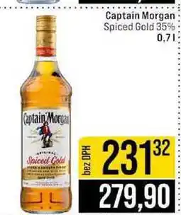 Jip Captain Morgan Spiced Gold 35% nabídka