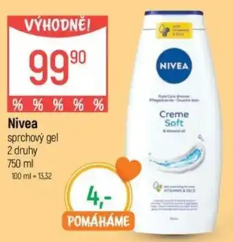 Globus Nivea sprchový gel nabídka