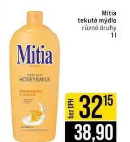 Jip Mitia tekuté mýdlo různé druhy nabídka