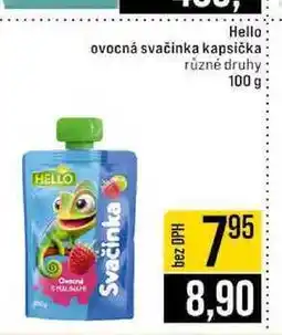 Jip HELLO ovocná svačinka kapsička různé druhy nabídka