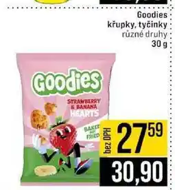 Jip Goodies křupky, tyčinky různé druhy nabídka