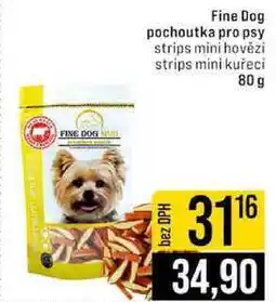 Jip Fine Dog pochoutka pro psy strips mini hovězí strips mini kuřeci nabídka