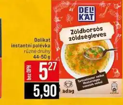 Jip Delikat instantní polévka různé druhy nabídka