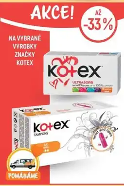 Globus Na vybrané výrobky značky Kotex nabídka
