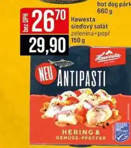 Jip Hawesta sledový salát zelenina+pepř 150 g nabídka