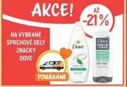 Globus Na vybrané sprchové gely značky Dove nabídka