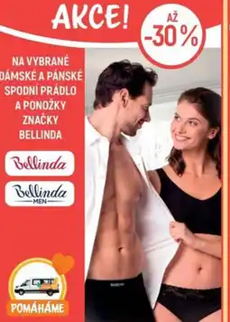 Globus Na vybrané dámské a pánské spodní prádlo a ponožky značky Bellinda nabídka