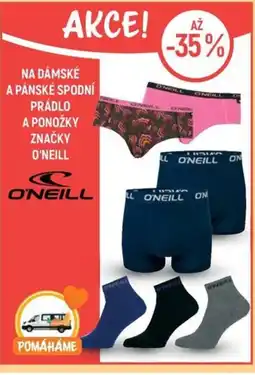Globus Na dámské a pánské spodní prádlo a ponožky značky O'neill nabídka
