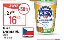 Globus Kunín Smetana 12% nabídka