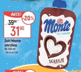Globus Zott Monte zmrzlina nabídka