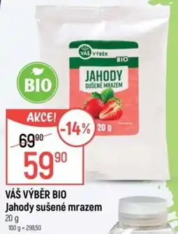 Globus VÁŠ VÝBĚR BIO Jahody sušené mrazem nabídka