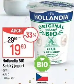 Globus Hollandia BIO Selský jogurt nabídka