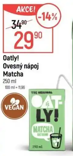 Globus Oatly! Ovesný nápoj Matcha nabídka